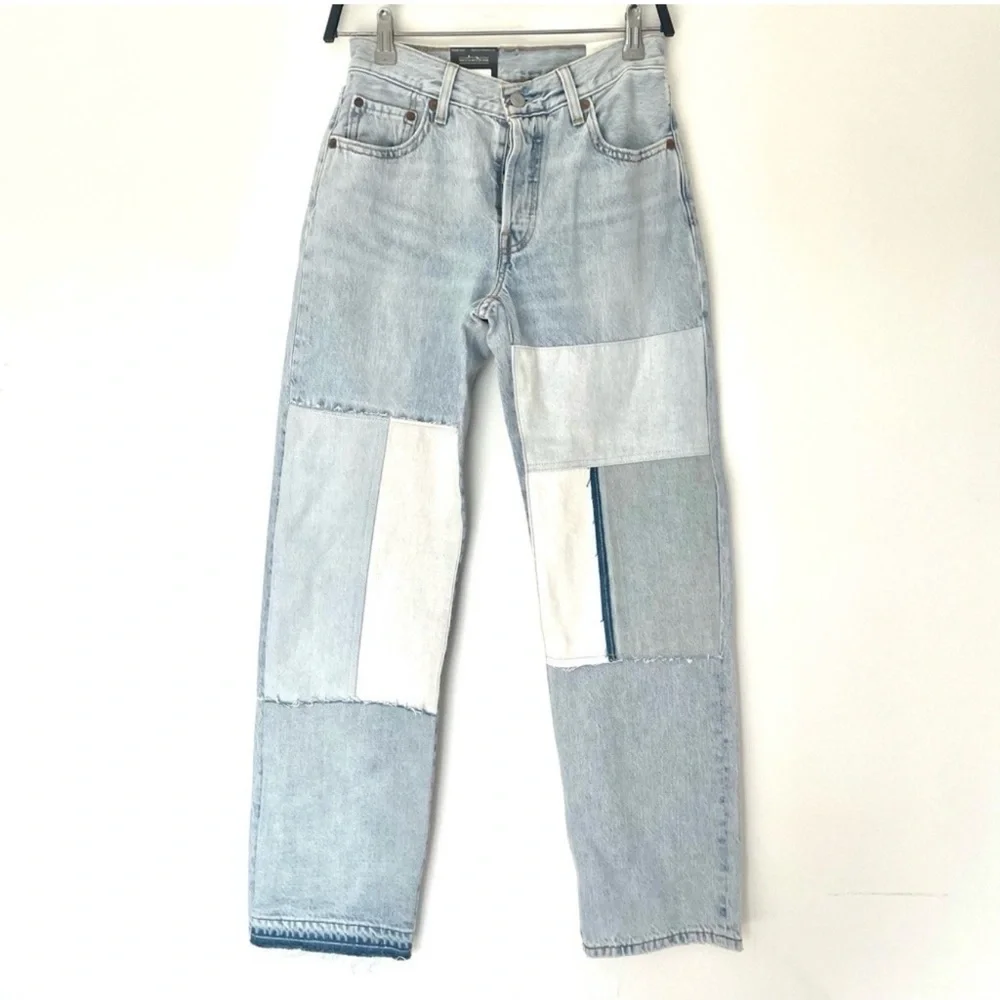 NWT Levi’s Patchwork Denim Jeans - Picture 5 of 10